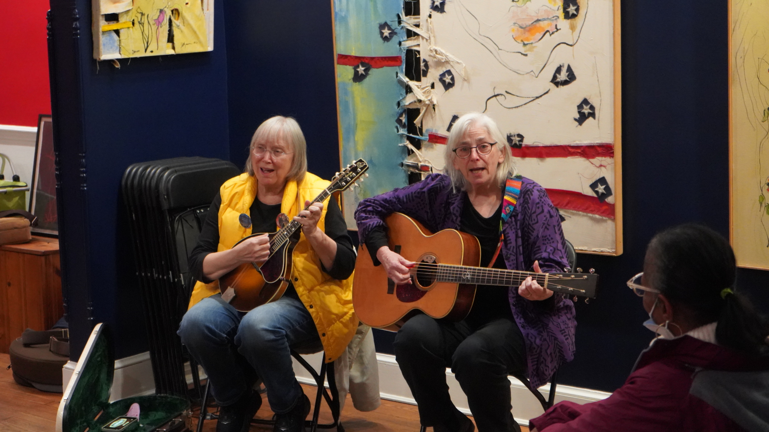Cathy Fink and Marcy Marxer, Day With(out) Art Performance 12/1/22